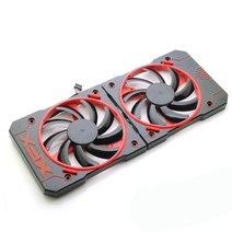 그래픽카드 지포스 rtx 3060 4090 중고 채굴 FY09010H12LPB 12V 0.45A VGA 팬 XFX R9 380 370 RX460 560, 한개옵션0