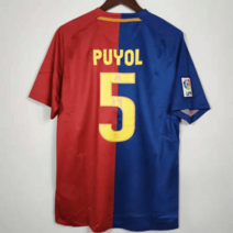 0809 바르셀로나 푸욜 축구 유니폼 레트로 훈련복 트레이닝복 저지 반팔 긴팔 빈티지
