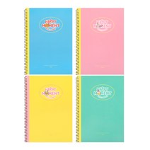 [문구조아] 카카오프렌즈 해피모먼트 A5 스프링 노트 라이언, 6개