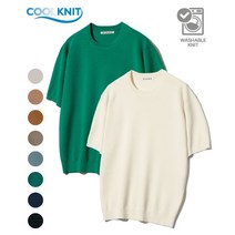 수아레 에센셜 라운드 쿨 니트 - 8 컬러 _PJT0919, 크림, L