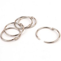 철제 원형 책철링 카드링 책고리 지름 4.3CM 대 5P, 기본