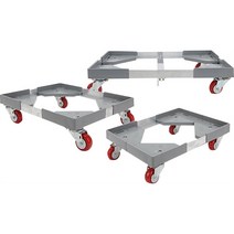 알루미늄 앵글달리 중 (550x450x150mm 경량형 3인치 바퀴 하중도 100kg)