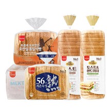[삼립] 토스트/샌드위치/식빵 5종 2봉, 천연효모 로만밀식빵 423g 2봉