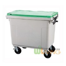 [쿠이]분리수거함(HDPE) (상차용660L/평면뚜껑)~22351EA+V fyhfyh*4512031rm, 주황_캔병류