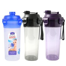 선식 미숫가루 쉐이커 보틀 470ml 690ml 쉐이크통 플라스틱 물병 보충제 세이커, 클래식그레이