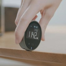 듀카Q 휴대용 스마트 디지털 자동줄자 곡선, 검정 1개