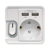 펄스이제로 절전개별형 USB충전1구2포트 멀티탭, 1개