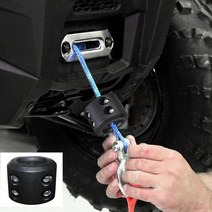 범용 차량 보호기 스토퍼 라인 로프 고무 후크 차량 윈치 atv utv 라인 세이버 윈치