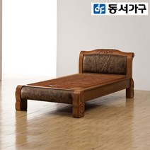 동서가구 길가온 황토 싱글 흙침대(황토볼보료) DF919151, 브라운