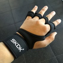 재이샵 헬스 장갑 소가죽 스트랩 손목보호대 아대 (당일발송) 헬스장갑, 헬스장갑4구-M