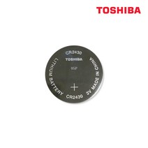 도시바 CR2430 3V 리튬 코인 건전지 벌크 1개입, 1개