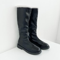 여성 양털 기모 롱부츠 굽 4cm
