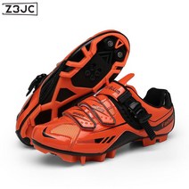 Z3JC 남성 노락 에어로빅 하드 남성 자전거 라이딩화, Z3JC 귤색 산지., 230mm
