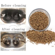 연마 호두 껍질 입자 탄소 예금 이외에 기계 Aandblasting 모래, 2-4mm+weight 0.9kg