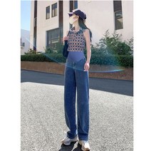 임부바지 자녀 가을 얇은 겉감 데님 와이드 팬츠 하복 임신 초기 레깅스 빅사이즈 일자