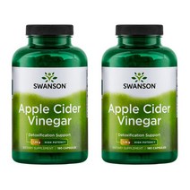 스완슨 애플 사이다 비니거 캡슐, 180개입, 2개