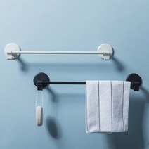 알뜰살림 심플 베이직 수건걸이, 블랙