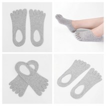 남성 발가락 덧신 2켤레세트(그레이) 여름용발가락양말 러닝발가락양말