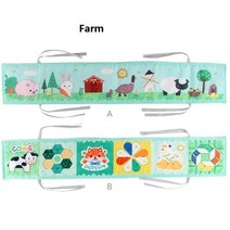 아기 영유아 신생아 장난감 딸랑이 모빌 완구 감각 촉감 발달 놀이 교육 몬테소리 게임 개발 실리콘 당김 끈 12 개월 유아용 신생아용 흑백 책 침대 범퍼 감각적인 천 고대비 0-1, [27] Farm