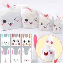 리시안제이 선물 포장봉투 1P 어린이선물포장지 크리스마스비닐백, 특대 핑크윙크