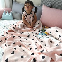 동광 스토리 아이스베이비 베딩 무형광 인견 블랭킷/낮잠이불, 라마 민트