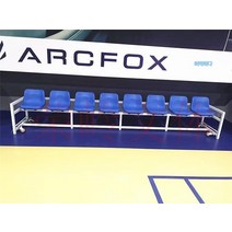 축구 선수 대기석 심판 5인 팀 휴식 풋살 체어 관중 감독석 코치 8인용, A 8인