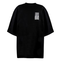 [발렌시아가] 21FW 바코드 로고 반팔 티셔츠 661715 TKVE5 1070
