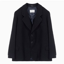 기타 [명품]22FW 메종 마르지엘라 스티치 네이비 싱글 울 블레이저 자켓 S51BN041..