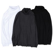 벤힛 [프리미엄] 1+1 목폴라 소프트 양면 이너 긴팔 티셔츠 S~2XL