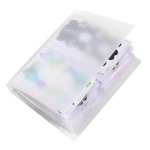 네일디스플레이북 네일컬러차트 네일아트북 네일아트판 80 슬롯 3d 네일 스티커 앨범 책, 검은 색