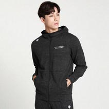 데상트 데상트후드집업 JQS SM323VFT81-BLK 데상트 남녀공용 AAR 애슬레저 자가드 면혼방 트레이닝 후드집업 자켓