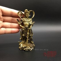 미니 불상 장군 부처상 합금 금도금 청동 베다 보살 가란 신 작은 석불 달마 아기 동자, 한 베다 부처