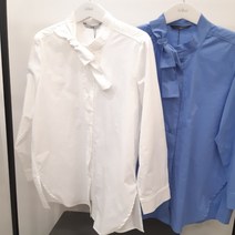 르샵 리본타이긴팔블라우스LB12BL040B