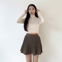 투데이앤룩 소프트 크롭 폴라 긴팔 티셔츠 4color