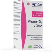 신바이오 비타민D3 엽산 SynBio Vitamin Folic Acid 60정