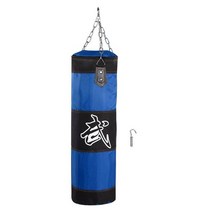 사람형샌드백 가정용샌드백 권투 훈련 전문 휘트니스 킥 성인 체육관 빈, 파란색 80cm