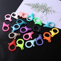 컬러 랍스타고리 개고리 DIY마스크줄 20P 초등 공예 부자재 돌봄 만들기 꾸미기 셀프 공작 재료, 1개