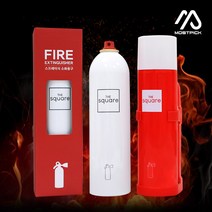 (모스트픽) 차량용 소화기 스프레이형 K급 강화액 올뉴K3 K5 K7 용품, (모픽) 소화기+끈거치대블랙