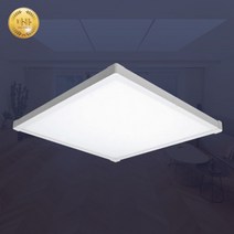바롬 LED 엣지평판 640*640 50W 주광색 오피스 평판조명, 4개
