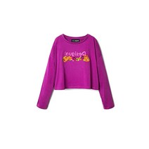 Desigual 여아용 Ts_Angela 3006 보르도 레드 4T