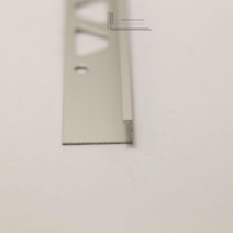 알루미늄 타일 코너비드-L자형몰딩(실버)2400mm(재료분리대)(타일꼼꼼이)(타일마감재), 10mm, 2400mm