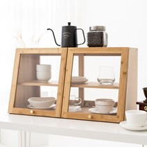 원목 우드 쇼케이스 베이커리 빵 디저트 진열장, 네추럴우드