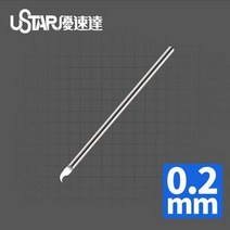 U-star UA-90040 모델 아이소 메트릭 라인 조각사 도구 스케일 공예 가이드, 03 0.2mm Hook knife