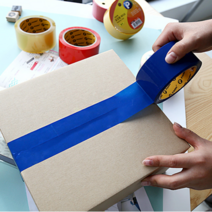 포장용테이프 접착력좋은테이프 저소음 투명 24x20 2ea