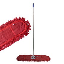 제이오마켓 기름적색60cm 스텐120cm 리스킹세트강당 체육관 병원 사무실 다용도 걸레 밀대 세트, 단품