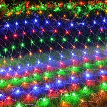 1.51.5m 3x2m 10x1m 6x4m 크리스마스 그물 빛 야외 led 그물 메쉬 문자열 빛 정원 휴일 파티 웨딩 요정 빛 화환, 여러 가지 빛깔의, 2x2m 144개, 110v 미국 플러그