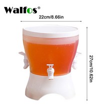 워터펌프 원터디스펜서 스마트워터디스펜서WALFOS 로타리 3 그리드 콜드 주전자 탭 PP 음료 디스펜서 파티, 01 White