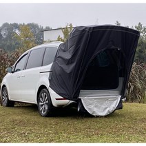 SUV 차박 텐트 도킹 트렁크 캠핑 투싼 티볼리 싼타페 셀토스 쏘렌토 모기장, 검은색