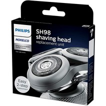 Philips Norelco 면도기 시리즈 9000 프레스티지용 면도 헤드 SH98/82176351