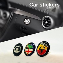 포드 F150 250 악세사리 액세사리 부품 10pcs 자동차 작은 라운드 인테리어 세부 스티커 fords focus 2 3 mk2 mk3 st line f150 fiesta, 검은색, 푸조를 위해